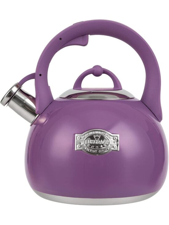 Other - Purple Kitchen Whistling Tea Kettle 3.1 Quart Stainless Steel Stovetop Tea Pot